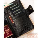 Peterson Női Pénztárca Ptn Lj-76116-0698 Black-Gold