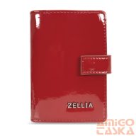   Zellia Női Kártyatartó Hz-128 K892 - 2166 -Aurora Red - Piros Lakk