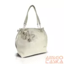 Zellia Női Válltáska Zlb393-F Beige-Rosegold - Virág Dísszel -