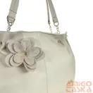 Zellia Női Válltáska Zlb393-F Beige-Rosegold - Virág Dísszel -