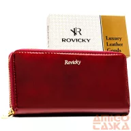 Rovicky Női Bőr Pénztárca  Rh-25-1-Sh-R-5227 Red - Piros