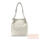 Zellia Női Válltáska 25025 Beige Matt - Steppelt -