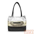 Zellia Női Válltáska P3 Fekete-Arany-Ezüst