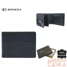 Férfi Bőr Pénztárca R-N992-Gat-8953 Navy+Red