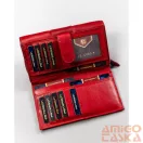 Peterson Női Bőr Pénztárca Ptn Ka-22-4207 Red