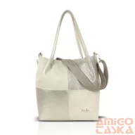 Zellia Női Válltáska Zlb449 Beige-Rosegold - Ch -