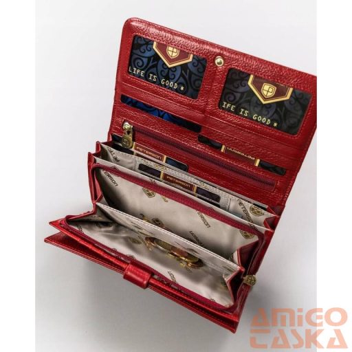 Peterson Női Bőr Pénztárcaptn 421077-Sgn-7747 Red - Piros