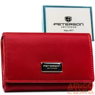   Peterson Női Pénztárca - Echo És Természetes Bőr Ptn Ps112-Hnl-2937 Red