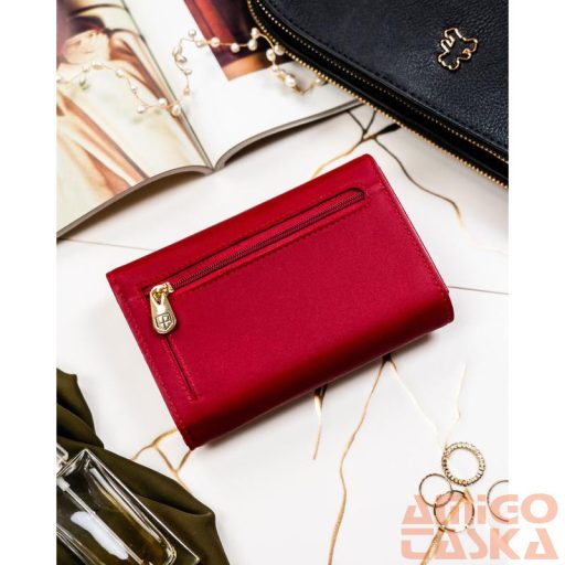 Peterson Női Pénztárca - Echo És Természetes Bőr Ptn Ps112-Hnl-2937 Red