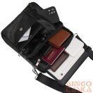 Rovicky Férfi Bőr Oldaltáska R-13217-1884 Black - Fekete