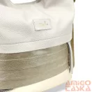 Zellia Női Válltáska/Hátizsáká Alakítható 22007 Beige-Arany - Brw-Bari -
