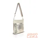 Zellia Női Oldaltáska Zlb429 Beige-Arany - Bari -