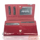 Jennifer Jones Női Bőr Pénztárca 5288-2 Piros Lakk - Nagy Méret