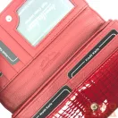 Jennifer Jones Női Bőr Pénztárca 5288-2 Piros Lakk - Nagy Méret
