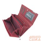 Jennifer Jones Női Bőr Pénztárca 5288-2 Piros Lakk - Nagy Méret