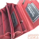 Jennifer Jones Női Bőr Pénztárca 5288-2 Piros Lakk - Nagy Méret