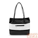 Zellia Női Válltáska - P3 - Fekete-Ezüst - Matt-Crystal-Lakk -