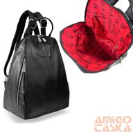 Zellia Női Hátizsák Hz-119 Grafit-Fekete - Y572 -