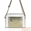 Zellia Női Oldaltáska Zlb303 Fehér-Arany - Bari -