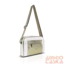 Zellia Női Oldaltáska Zlb303 Fehér-Arany - Bari -