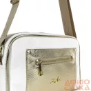 Zellia Női Oldaltáska Zlb303 Fehér-Arany - Bari -