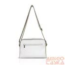 Zellia Női Oldaltáska Zlb303 Fehér-Arany - Bari -