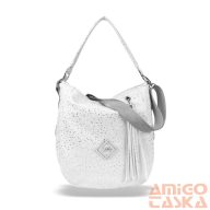 Zellia Női Válltáska Zlb180 Fehér-Ezüst - Stylicon -