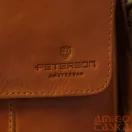 Peterson Férfi Bőr Oldaltáska Ptn 719-Cow-5041 Cognac