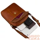 Peterson Férfi Bőr Oldaltáska Ptn 719-Cow-5041 Cognac