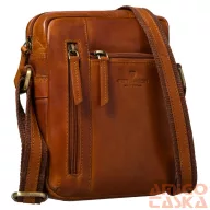 Peterson Férfi Bőr Oldaltáska Ptn Yp002-Cow-5034 Cognac