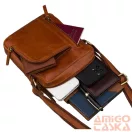 Peterson Férfi Bőr Oldaltáska Ptn Yp002-Cow-5034 Cognac