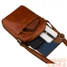 Peterson Férfi Bőr Oldaltáska Ptn 720-Cow-4976 Cognac