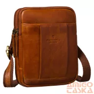 Peterson Férfi Bőr Oldaltáska Ptn M22-Cow-5027 Cognac