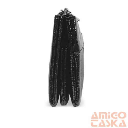 Zellia Női Pénztárca Hz-127 D266 - 4001 - Black - Fekete Lakk