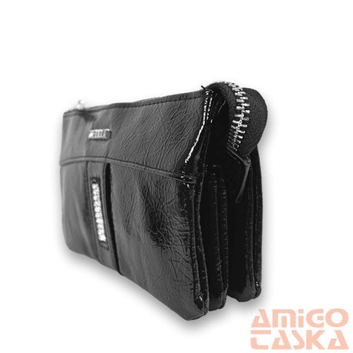 Zellia Női Pénztárca Hz-127 D266 - 4001 - Black - Fekete Lakk