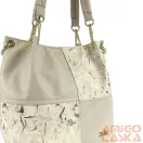 Zellia Női Válltáska ZLB377 Beige-Arany - Leaf -