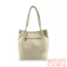 Zellia Női Válltáska ZLB377 Beige-Arany - Leaf -