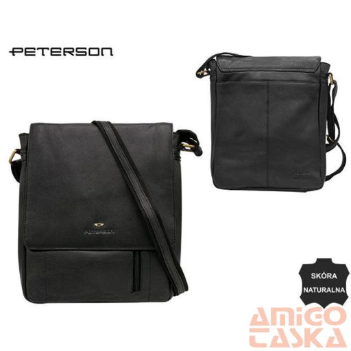 Peterson Férfi Oldaltáska Ptn-788-Ndm-6916 Black