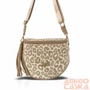 Zellia Női Oldaltáska 21028 Beige-Taupe - Pantera -