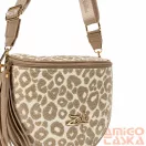 Zellia Női Oldaltáska 21028 Beige-Taupe - Pantera -