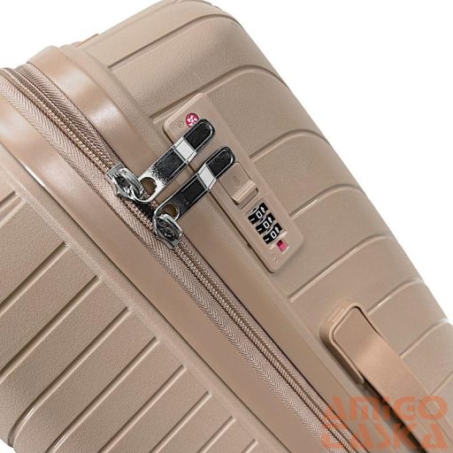 Zellia Polipropilén Bőrönd 209 - Khaki M Méret - 65 X 46 X 27 Cm