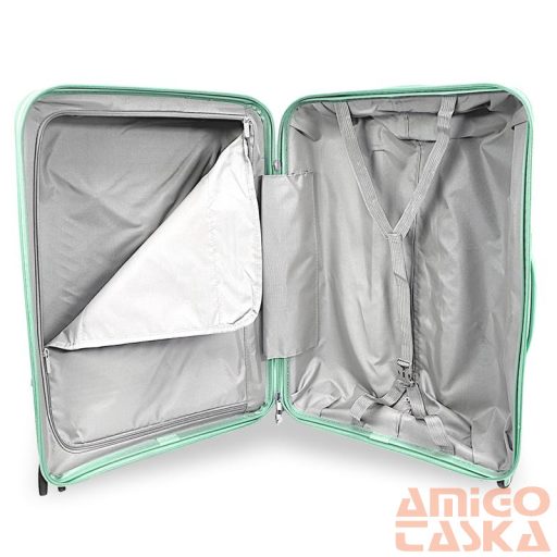 Zellia Polipropilén Bőrönd 209 - Menta M Méret - 65 X 46 X 27 Cm