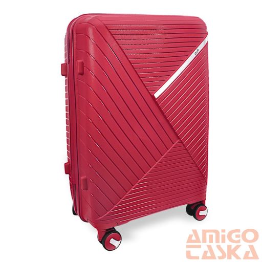 Zellia Polipropilén Bőrönd 209 - Piros S Méret - 55 X 39 X 22 CmKézipoggyász