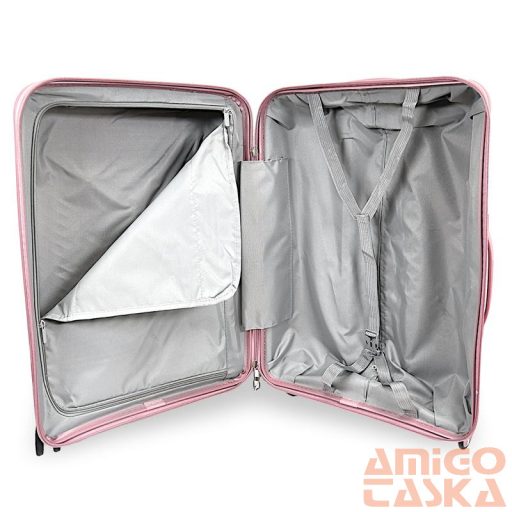 Zellia Polipropilén Bőrönd 209 - Rosegold M Méret - 65 X 46 X 27 Cm