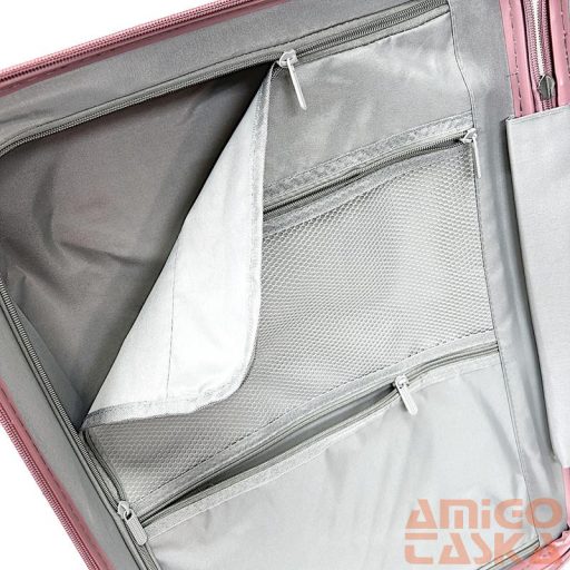 Zellia Polipropilén Bőrönd 209 - Rosegold M Méret - 65 X 46 X 27 Cm