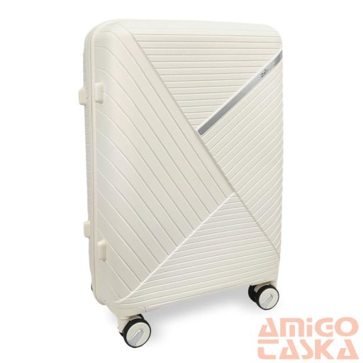 Zellia Polipropilén Bőrönd 209 - Beige L Méret - 75 X 51 X 31 Cm