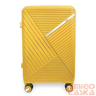   Zellia Polipropilén Bőrönd 209 - Sárga S Méret - 55 X 39 X 22 Cm Kézipoggyász