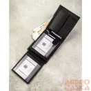 Peterson Férfi Bőr Pénztárca N992-P-Pdm-Bl 7597 Black - Fekte