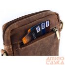 Férfi Bőr Oldaltáska 250-Mh-1794 Tan