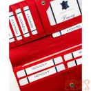 Peterson Női Bőr Pénztárca Rpn-20A-Ym-5777 Red - Piros